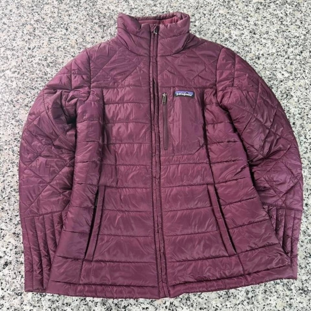 Patagonia‎ Women's Red Burgundy Radalie Quilted Puffer Jacket XS